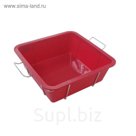 Форма для выпечки "Каннеллони" 24х24х8 см на мет. подст. Silicone