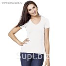 Футболка женская StanVictory, размер 44, цвет белый 180 г/м 07W