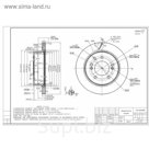 Диск тормозной HI-Q SD3043