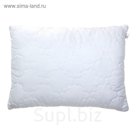 Подушка Миродель Лебяжий пух 50х70 см, силиконизированное волокно, микрофибра