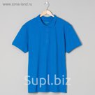 Футболка поло мужская арт.PM0110301031StandartL, цвет синий, р-р 50-52 (XL)