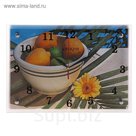 Часы настенные прямоугольные "Цитрусы", 25х35 см
