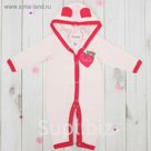 Комбинезон детский с капюшоном "Зайка", рост 74-80 см, 9-12 мес (26 р-р)