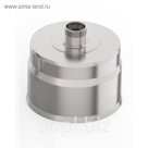 Заглушка с конденсатотводом, d 280 мм, нержавейка 0.5 мм, штуцер 3/4", наружная