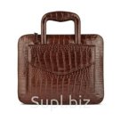 Коричневая кожаная сумка для iPad 2/3/4 Mapi Sia Handbag Croco Brown