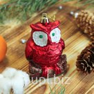 Украшение ёлочное "Совята" (набор 2 шт) 5,5*7,5 см