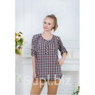 Блуза арт. 339 беж+серый