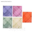 Тетрадь 48 листов клетка Soft Line, картонная обложка, микс