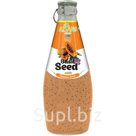 Нектар Aziano Папайи с семенами базилика 30% (Papaya juice with Basil seed Drink) 290мл