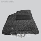 Коврики в салон для CHERY Amulet 2006-2010, 4 шт., текстиль "DUNLOP", серый