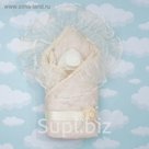 Конверт-одеяло "Диамант" 105х105, цв бежевый, сатин хл100 1715/4