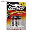 Батарейка алкалиновая Energizer Max, AAA, LR03-4BL, блистер, 4 шт.