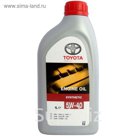 Моторное масло Toyota Engine Oil Synthetic SN/SM 5W-40 08880-80376, 1 л