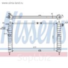 Радиатор системы охлаждения NISSENS 61651A