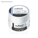 Цветной УФ-гель для ногтей RuNail, с блестками, цвет Голубой песок, Blue Sand, 7,5 г