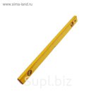 Уровень SANTOOL алюминиевый желтый 3 глазка с линейкой 60 см