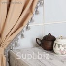 Тесьма "Кисть с лентой", 10см, 13±1м, цвет серый