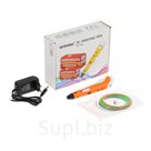 3D ручка Myriwell RP 100A ABS оранжевая пластик 3 цвета