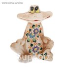 Копилка "Лягушка" шамот, микс