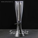 Башня пивная 4 л Premium, металлическая колба, цвет черный