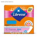 Ежедневные прокладки Libresse Dailyfresh Normal Deo, 32 шт