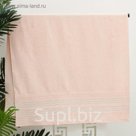 Полотенце махровое WAVES жаккард 70*130 пудра хл.100%, 420гр/м.