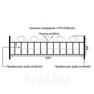 Газонное ограждение "Три кольца"
L-2500 мм
H-650 мм