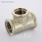Тройник UNI-FITT 10130N040404, 1/2", внутренняя резьба, никелированный