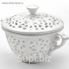 Ваза ажурная с крышкой