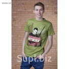 Футболка мужская Collorista 3D "Мужик на охоте", размер L (48), 100% хлопок, трикотаж