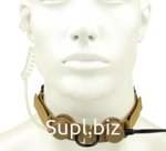 Ларингофонная гарнитура спецназа Tactical Throat MIC (песок)