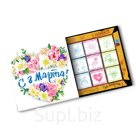 Кэт 9, ЦВЕТОЧНОЕ СЕРДЦЕ, молочный шоколад, 45 гр., TM Chokocat