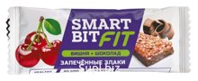 Батончик SMARTBIT FIT запеченные злаки вишня и шоколад