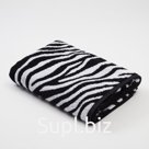 Полотенце махровое Этель ЧБ «Зебра», пестроткань, 70×130 см