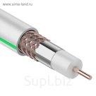 Кабель REXANT SAT 703 B, Cu/Al/Cu, 75 Ом, 10м, белый, 01-2431-10