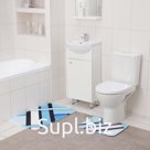 Набор ковриков для ванной и туалета Доляна «Полосатый», 2 шт.: 40×50, 50×80 см