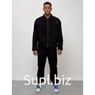 Спортивный костюм мужской, размер 50, цвет чёрный