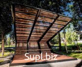 Палубная доска полнотелая из ДПК марки HOLZHOF Solid, 150*18*4000мм, коричневый, П6
