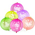 Воздушные шары, 25шт., М14/36см, Поиск "Панч бол", флуоресцентные