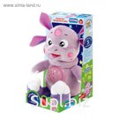 Мягкая игрушка «Лунтик» 25 см с проектором ночного неба, 5 колыбельных