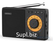 Perfeo радиоприемник аналоговый,всеволновый ЗАРЯ MP3 питание 18650 черный i10BK PF C3279