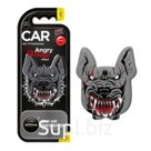 Ароматизатор для авто подвесной/на дефлектор полимерный Aroma Car Angry Dogs New Car, Польша