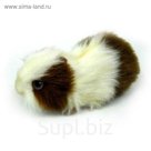 Мягкая игрушка "Морская свинка бело-коричневая"