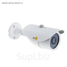 Видеокамера уличная SVplus IP-201, TCP/IP, 2 Мп, 1080Р, f=3.6 мм, 25 fps, PoE, белая
