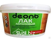 Лак акриловый Деоль быстросохнущий глянцевый без запаха 0,9 л