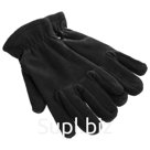 Перчатки флисовые ONLYTOP, чёрные, размер S-M