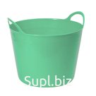 Гибкая корзина (Тазик )20 л (зеленая)