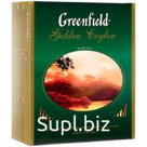 Чай Greenfield "Golden Ceylon", черный, 100 фольг. пакетиков по 2г