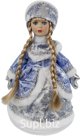 New Year's decoration Snow Maiden Size: 20x20x35 cm Color: Blue