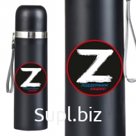 Портативный термос с принтом "Z"